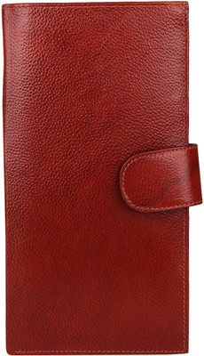 

ALW Men Tan Genuine Leather Document Holder(9 Card Slots)