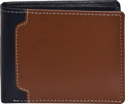 

Peseta Men Blue Genuine Leather Wallet(8 Card Slots), Navy