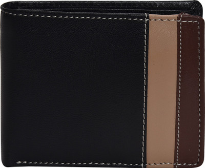 

Peseta Men Black Genuine Leather Wallet(8 Card Slots)