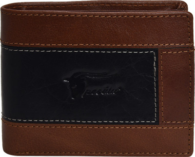 

Peseta Men Tan Genuine Leather Wallet(8 Card Slots)