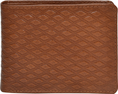 

Peseta Men Tan Genuine Leather Wallet(3 Card Slots)