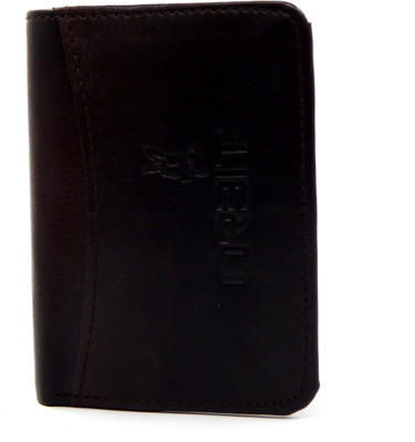 

Orbit Men Brown Genuine Leather, Fabric Wallet(9 Card Slots)
