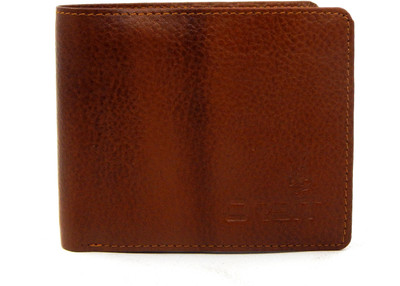 

Orbit Men Tan Genuine Leather, Fabric Wallet(11 Card Slots)