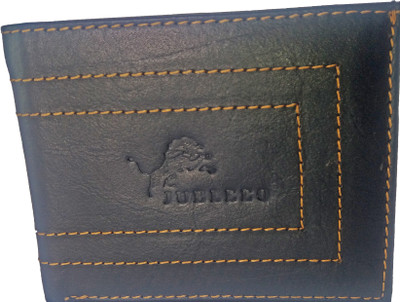 

jubleeo Men Black Genuine Leather Wallet(3 Card Slots)