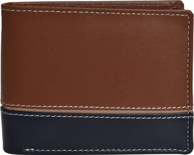 

Peseta Men Tan Genuine Leather Wallet(8 Card Slots)
