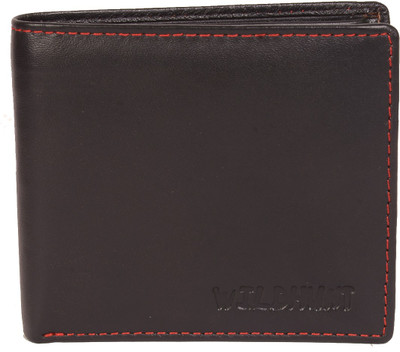 

Wildhunt Men Black Genuine Leather Wallet(7 Card Slots)