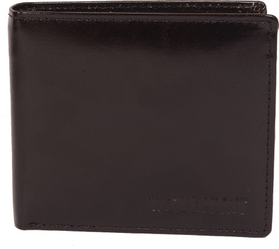 

Wildhunt Men Black Genuine Leather Wallet(7 Card Slots), Jet black