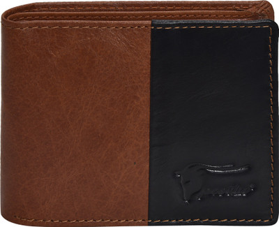 

Peseta Men Tan Genuine Leather Wallet(8 Card Slots)