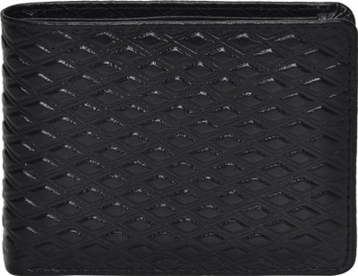 

Peseta Men Black Genuine Leather Wallet(3 Card Slots)