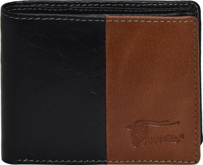 

Peseta Men Black Genuine Leather Wallet(8 Card Slots)