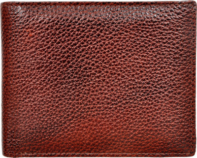 

Ajeraa Men Brown Genuine Leather Wallet(4 Card Slots)