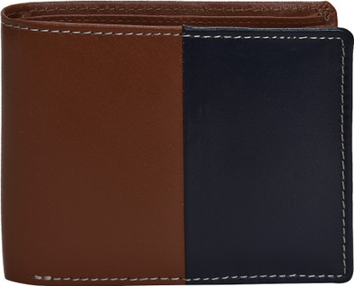 

Peseta Men Tan Genuine Leather Wallet(8 Card Slots)