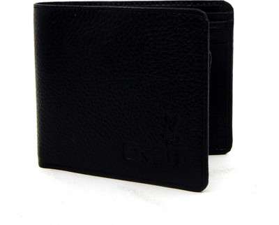 

Orbit Men Black Genuine Leather, Fabric Wallet(8 Card Slots)
