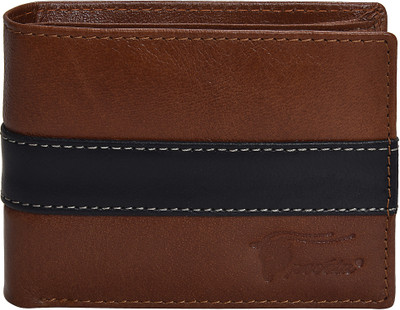 

Peseta Men Tan Genuine Leather Wallet(8 Card Slots)