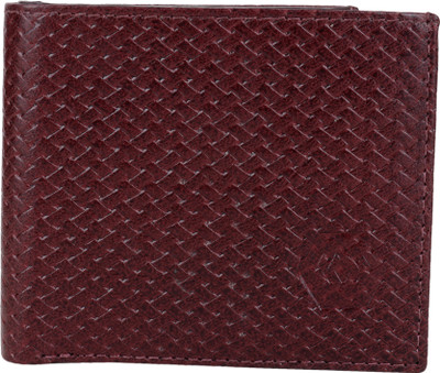 

Craftwood Men Red Genuine Leather Wallet(7 Card Slots)