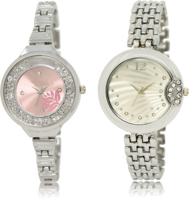 

The Shopoholic Fashionable Fancy CollectionÃÂ Pink And Silver Dial Analog Watch For Girls Love Watch Watch - For Women