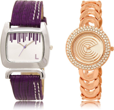 

The Shopoholic New Stylist Latest Silver And White Dial Analog Watch For Girls For Girls Stylish Watches Watch - For Women