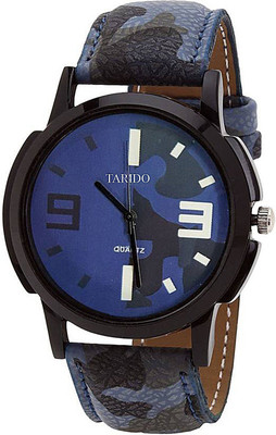 

Tarido TD1566NL04 Exclusive Designer Army color in Genuine Leather Strap for men & boys Its dedicated for Our Indian soldiers Watch - For Men