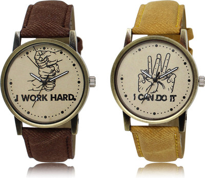 

The Shopoholic Fashionable Funky Look Brown Dial Analog Watch For Boys Mens Watchs Watch - For Men