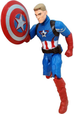

Starsky Wishkart Avengers Age of Ultron Action Figure (CAPTAIN AMERICA) including Mask (Multicolor)(Red)