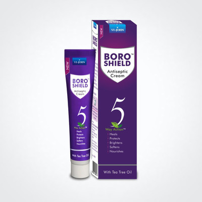 

VI-JOHN BOROSHIELD ANTISEPTIC CREAM PACK OF 12 Antiseptic Ointment(19 ml, Pack of 12)