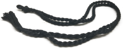 

Aumni Crafts Handmade Jewellery Making Adjustable Cotton Dori Cord Rope 32inch Long 4mm Thick Cord Black (Pack of 5 pieces)