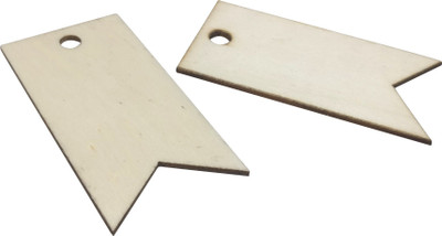 

Aumni Crafts Wooden Jewellery Pendants Flat Base Scrapbooking DIY Keychain 63x32x2mm Rectangle Wood Color (Pack of 20 pieces)