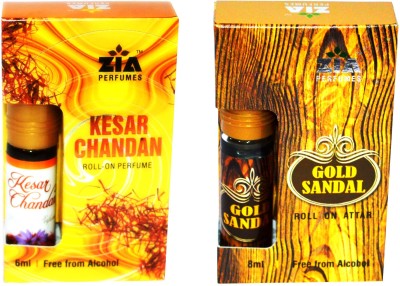 ZIA Kesar Chandan and Gold Sandal Special Malaysian Edition Floral Attar(Gold Musk)