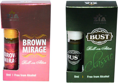 Zia Brown Mirage Floral Attar(Dehn el oud)