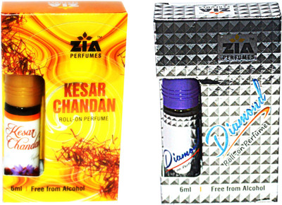 Zia Kesar Chandan and Diamond Special Malaysian Edition Floral Attar(Gold Musk)