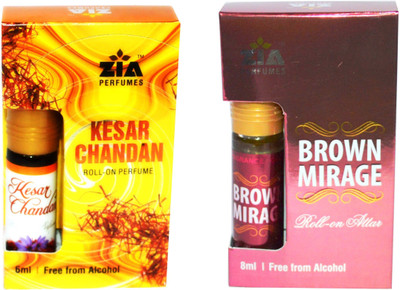 

Zia Kesar Chandan and Brown Mirage Special Malaysian Edition Floral Attar(Gold Musk)