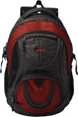 

F Gear Axe Melange with Rain Cover 31.0 L Laptop Backpack(Grey, Red), Melange grey;red