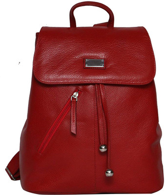 

Zordan Leather Backpack Bag 15.6 Laptop Expandable Features Made in Pure Leather Color 18 Laptop Backpack(Maroon), Red