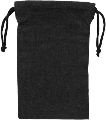 

Rawpockets Rawbags 'Grandma Multi-Purpose Black Colour Drawstring bag, reusable 100% Cotton Eco-Friendly |Eco bag |Canvas Fabric Multipurpose Bag(Black, 5 L)