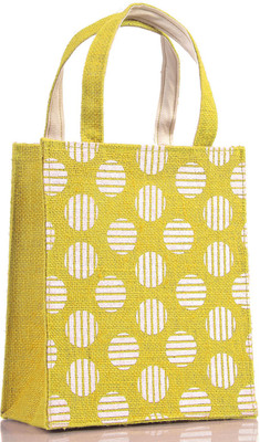 

H&B Reusable Shopping Bag | Gift Bag | Handbag | Tote Bag | Tiffin Bag | Lunch Box Bag Or Waterproof Lunch Bag(Yellow, 10 L)