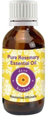 

Deve Herbes Pure Rosemary Essential Oil 100ml (Rosmarinus officinalis) 100% Natural Therapeutic Grade Steam Distilled(100 ml)