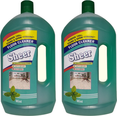

sheer Disinfectant Floor Cleaner 2X900ml Mint Mint(1800 ml, Pack of 2)