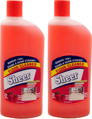 

sheer Disinfectant Floor Cleaner 2X425ml Strawberry Strawberry(850 ml, Pack of 2)