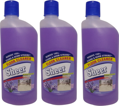 

sheer Disinfectant Floor Cleaner 3X425ml Lavender Lavender(1275 ml, Pack of 3)