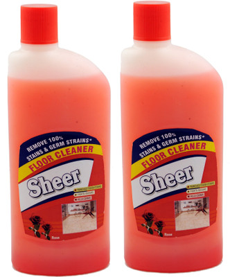

sheer Disinfectant Floor Cleaner 2X425ml Rose Rose(850 ml, Pack of 2)