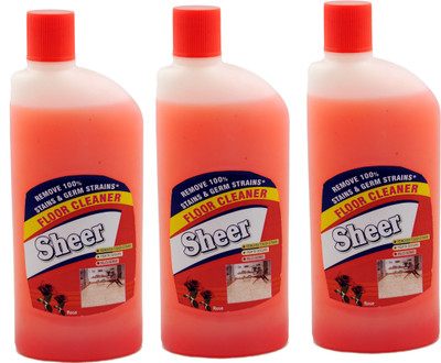 

sheer Disinfectant Floor Cleaner 3X425ml Rose Rose(1275 ml, Pack of 3)
