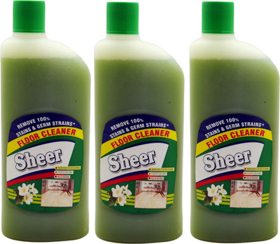 

sheer Disinfectant Floor Cleaner 3X425ml Jasmine Jasmine(1275 ml, Pack of 3)