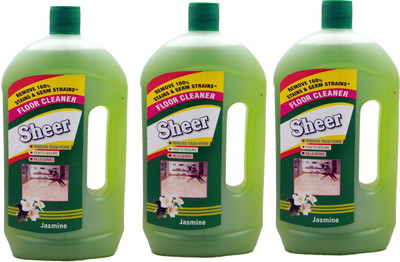 

sheer Disinfectant Floor Cleaner 3X900ml Jasmine Jasmine(2700 ml, Pack of 3)