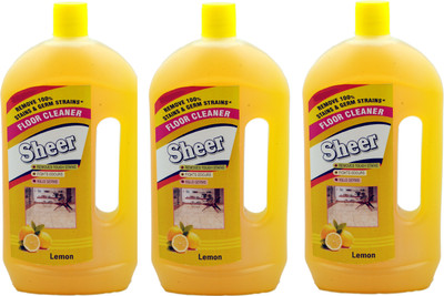 

sheer Disinfectant Floor Cleaner 3X900 ml Lemon Lemon(2700 ml, Pack of 3)