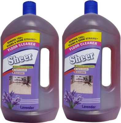 

sheer Disinfectant Floor Cleaner 2X900ml Lavender Lavender(1800 ml, Pack of 2)