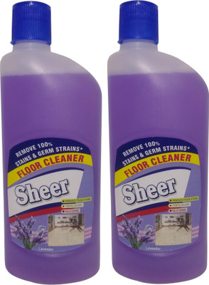 

sheer Disinfectant Floor Cleaner 2X425ml Lavender Lavender(850 ml, Pack of 2)