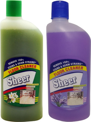 

sheer Disinfectant Floor Cleaner 2X425ml jasmine,Lavender Jasmine,Lavender(850 ml, Pack of 2)