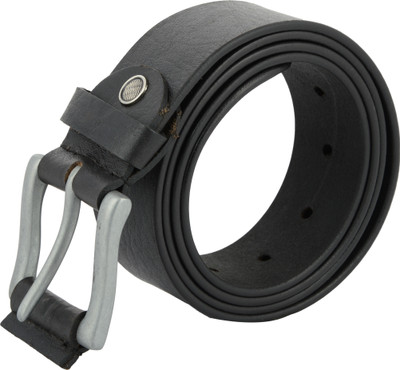 

ShopnZ Men Casual Black Genuine Leather Belt