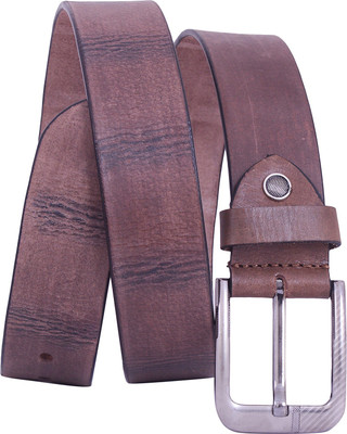 

Earnam Men Casual, Party, Evening Brown, Black Genuine Leather Belt