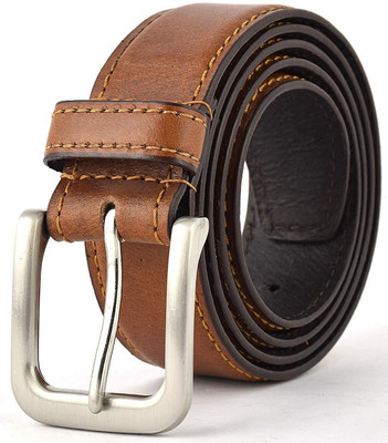 

ShopnZ Men Formal Brown Genuine Leather Belt